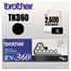 Brother TN360 High-Yield Toner, Black Thumbnail 1