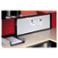 MasterVision Cubicle Workstation Dry Erase Board, 36 x13, Black Aluminum Frame Thumbnail 2