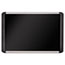 MasterVision Black fabric bulletin board, 36 x 48, Silver/Black Thumbnail 1