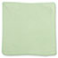 Rubbermaid® Commercial Light Commercial Microfiber Cloth, 12 x 12 inch, Green, 24/PK Thumbnail 1