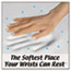 Fellowes® PlushTouch Keyboard Wrist Rest, Foam, Black, 18 1/8 x 3-3/16 Thumbnail 2