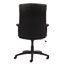 Alera Alera YR Series Executive High-Back Swivel/Tilt Bonded Leather Chair, Supports 275 lb, 17.71" to 21.65" Seat Height, Black Thumbnail 4