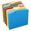 Pendaflex® Colorful File Folders, 1/3 Cut Top Tab, Letter, Assorted Colors, 100/Box Thumbnail 1