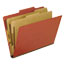 Pendaflex® Six-Section Pressboard Folders, Letter, Red, 10/Box Thumbnail 1