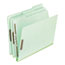 Pendaflex® Pressboard Folders, 2 Fasteners, 1" Expansion, 1/3 Cut, Letter, Green, 25/Box Thumbnail 1