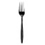 SOLO® Cup Company Guildware Heavyweight Plastic Forks, Black, 1000/Carton Thumbnail 1