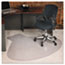 ES Robbins EverLife Chair Mats For Medium Pile Carpet, Contour,  66 x 60, Clear Thumbnail 3