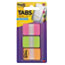 Post-it® Tabs File Tabs, 1 x 1 1/2, Assorted Brights, 66/Pack Thumbnail 3