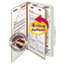 Smead Pressboard Classification Folders, Legal, Four-Section, Gray/Green, 10/Box Thumbnail 1