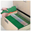 Smead Pressboard Classification Folders, Letter, Six-Section, Green, 10/Box Thumbnail 2