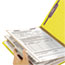 Smead Pressboard Classification Folders, Letter, Six-Section, Yellow, 10/Box Thumbnail 3