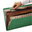Smead Pressboard Folders with Two Pocket Dividers, Letter, Six-Section, Green, 10/Box Thumbnail 5