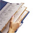 Smead 3" Expansion Classification Folder, 2/5 Cut, Letter, Eight-Section, Blue, 10/Box Thumbnail 3