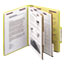 Smead Pressboard Classification Folders, Letter, Six-Section, Yellow, 10/Box Thumbnail 5