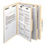 Smead Manila Classification Folders with 2/5 Right Tab, Letter, Six-Section, 10/Box Thumbnail 2