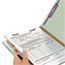 Smead Pressboard Classification Folders, Letter, Four-Section, Gray/Green, 10/Box Thumbnail 8