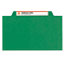 Smead Pressboard Folders with Two Pocket Dividers, Letter, Six-Section, Green, 10/Box Thumbnail 9