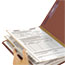 Smead Pressboard Classification Folders, Self Tab, Letter, Six-Section, Red, 10/Box Thumbnail 7