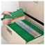 Smead Pressboard Classification Folders, Legal, Six-Section, Green, 10/Box Thumbnail 9
