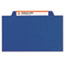 Smead Pressboard Classification Folders, Letter, Six-Section, Dark Blue, 10/Box Thumbnail 10