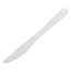 GEN Heavyweight Cutlery, Knives, Polypropylene, White, 1000/Carton Thumbnail 1