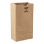 General #3 Paper Grocery Bag, 30lb Kraft, Standard 4 3/4 x 2 15/16 x 8 9/16, 500 bags Thumbnail 1
