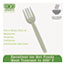 Eco-Products® Plant Starch Fork - 7", 50/PK, 20 PK/CT Thumbnail 2