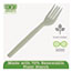 Eco-Products® Plant Starch Fork - 7", 50/PK, 20 PK/CT Thumbnail 4