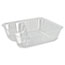 Dart® ClearPac Small Nacho Tray, 2-Compartments, Clear, 125/Bag Thumbnail 1