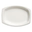 Genpak Celebrity Foam Platters, 7 x 9, White, 125/Pack, 4 Packs/Carton Thumbnail 1