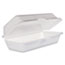 Dart® Foam Hot Dog Container with Hinged Lid, 7-1/10 x 3-4/5 x 2-3/10, White, 500/CT Thumbnail 1