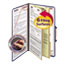 Smead Pressboard Classification Folders, Legal, Six-Section, Dark Blue, 10/Box Thumbnail 1