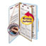 Smead Pressboard Classification Folders, Legal, Four-Section, Blue, 10/Box Thumbnail 1