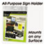 NuDell™ Clear Plastic Sign Holder, All-Purpose, 8 1/2 x 11 Thumbnail 2