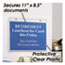 NuDell™ Clear Plastic Sign Holder, Wall Mount, 8 1/2 x 11 Thumbnail 2