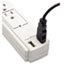 Tripp Lite Protect It! Surge Suppressor, 6 Outlets, 6 ft Cord, 990 Joules, Cool Gray Thumbnail 2