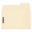 Smead SuperTab File Folders with Fastener, 1/3 Cut, 11 Point, Legal, Manila, 50/Box Thumbnail 2