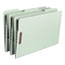 Smead Recycled Pressboard Fastener Folders, Legal, 1" Expansion, Gray/Green, 25/Box Thumbnail 2
