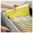 Smead Folders, Two Fasteners, 1/3 Cut Assorted, Top Tab, Legal, Yellow, 50/Box Thumbnail 3