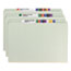 Smead Two Inch Expansion Fastener Folder, Straight Tab, Legal, Gray Green, 25/Box Thumbnail 3