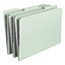 Smead One Inch Expansion Fastener Folder, 1/3 Top Tab, Legal, Gray Green, 25/Box Thumbnail 6