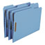 Smead Folders, Two Fasteners, 1/3 Cut Assorted Top Tab, Letter, Blue, 50/Box Thumbnail 5