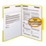Smead Folders, Two Fasteners, 1/3 Cut Assorted Top Tab, Letter, Yellow, 50/Box Thumbnail 3