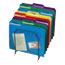 Smead Slash Pocket Poly File Folders, 1/3 Cut Top Tab, Letter, Assorted, 30/Box Thumbnail 6