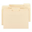Smead WaterShed/CutLess File Folders, 1/3 Cut Top Tab, Letter, Manila, 100/BX Thumbnail 3