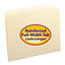 Smead File Folders, Straight Cut, Reinforced Top Tab, Letter, Manila, 100/Box Thumbnail 1