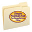 Smead File Folders, 1/3 Cut Third Position, One-Ply Top Tab, Letter, Manila, 100/Box Thumbnail 1