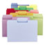 Smead SuperTab File Folders, 1/3 Cut Top Tab, Letter, Assorted Colors, 100/Box Thumbnail 2