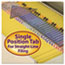 Smead File Folders, Straight Cut, Reinforced Top Tab, Letter, Yellow, 100/Box Thumbnail 3