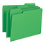 Smead File Folders, 1/3 Cut Top Tab, Letter, Green, 100/Box Thumbnail 1